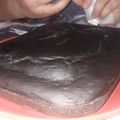 El cooksnap de Mily Megan cuando hizo Budín light de algarroba.