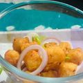 Sonu का कुकस्नैप जब उन्होंने क्रिस्पी प्याज़ के पकौड़े (Crispy pyaz ke Pakora Recipe In Hindi) बनाया था।