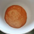 El cooksnap de Ana Perez cuando hizo Natillas de caqui.