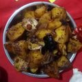 sarita kashyap का कुकस्नैप जब उन्होंने आलू की सूखी सब्जी (aloo ki sukhi sabzi recipe in Hindi) बनाया था।