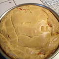 El cooksnap de Sandra cuando hizo Torta de fiambre licuada (con morrón).