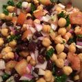 El cooksnap de Pablo Rishmawi cuando hizo Ensalada de garbanzos y porotos negros (Medio Oriente).