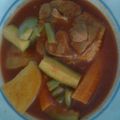 El cooksnap de Zoyla Enojona 😎🍴 cuando hizo Codillo de puerco con verdura.