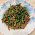 湘 的 空心菜炒羊肉 cooksnap