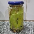 El cooksnap de María Amelia cuando hizo Ajíes en conserva de vinagre.