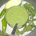 Vandna bosamiya's cooksnap of when they made કાચી કેરી અને ફુદીના ની ચટણી (Raw Mango & Mint Chutney Recipe In Gujarati).