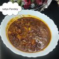 Satya Pandey का कुकस्नैप जब उन्होंने ढाबा स्टाइल राजमा बनाया था।