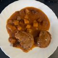 El cooksnap de Jennifer Carcedo del Olmo cuando hizo Carrilleras de cerdo con salsa de pimientos y oporto.