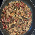 El cooksnap de Jennifer Carcedo del Olmo cuando hizo Níscalos salteados con jamón, ajo y perejil.