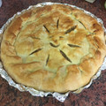 El cooksnap de Virginia cuando hizo Apple Pie (pastel de manzanas).