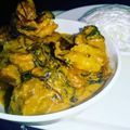 _aisuph's cooksnap of when they made Egusi and bitterleaf soup.