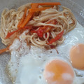 El cooksnap de Solange Medina cuando hizo Tallarines con verduras salteadas y sésamo.