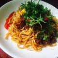 Cooksnap của Lâm Lâmm khi họ làm theo món Nui sốt bò bằm - Fusilli pasta bolognese
