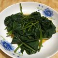 蠟筆 的 蒜炒地瓜葉 #好料日記 cooksnap