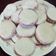 El cooksnap de Ale cuando hizo Alfajores de maicena.