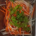 Cooksnap của Cau Hai khi họ làm theo món Xà lách củ cải trắng và cà rốt