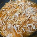El cooksnap de Jessica Yeladaqui cuando hizo Tinga de pollo.