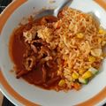 El cooksnap de Esther Soto cuando hizo Arroz rojo.