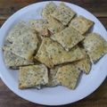 El cooksnap de Delfi Martínez cuando hizo Galletitas de salvado con semillas de lino(crackers).