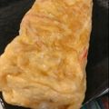 ONE★MAYU★'s cooksnap of when they made お弁当に☆めんつゆマヨ☆かにかまの卵焼き.