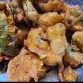 Ajay gangil's cooksnap of when they made Onion pakoda.