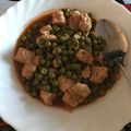 El cooksnap de Guadalupe Sánchez cuando hizo Albóndigas de pollo con guisantes.