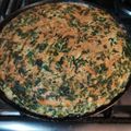 El cooksnap de pamelucha cuando hizo Tortilla de espinacas y zanahoria.