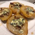 El cooksnap de patricio ale cuando hizo Peras al horno con queso azul, miel y nueces.