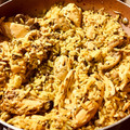 El cooksnap de Ines Mercado cuando hizo Guiso de arroz con pollo 🐔.