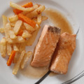 El cooksnap de Cristina cuando hizo Salmón a la plancha con salsa de soja y miel.