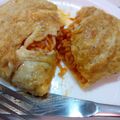 El cooksnap de Christian Miranda Báez cuando hizo Omuraisu (arroz en tortilla).