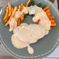 Cooksnap dari Elf F untuk resep Grilled Chicken Breast and Mashed Potatoes with Bechamel Sauce
