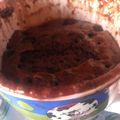 El cooksnap de Milagros Ramos cuando hizo Mug cake de chocolate y dulce de leche bomba.