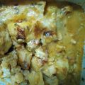 El cooksnap de Merche MR cuando hizo Patatas con coliflor gratinada.
