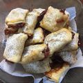 El cooksnap de Elisa Díaz Ipes cuando hizo Rollitos de dulce de membrillo.