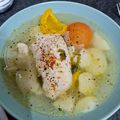 El cooksnap de rosalia ferragud gorrita cuando hizo Emblanco -sopa de pescado andaluza-.