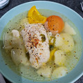 El cooksnap de rosalia ferragud gorrita cuando hizo Emblanco -sopa de pescado andaluza-.