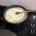 El cooksnap de Lucy cuando hizo Salsa Caruso.