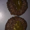 El cooksnap de Sabri Arevalo cuando hizo Pepas de avena y harina de algarroba.