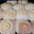 El cooksnap de Cecilia Paola Gonzalez cuando hizo Miguelitos de naranja con pastelera y dulce de leche, de Luna💐.