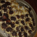 El cooksnap de Noe Moncada cuando hizo Tortitas Negras.
