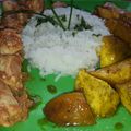 El cooksnap de Cris Rosa cuando hizo Pollo al curry con arroz y batata.