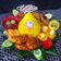 Cooksnap dari Via Vie (Dapur Bunda) untuk resep Tumpeng mini ultah