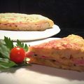 El cooksnap de Zaida TC @alquimiasfood cuando hizo Tortilla de papas rellena con queso y jamón.