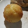 El cooksnap de Gabriela Miño cuando hizo Bombas de papa con queso❣️.