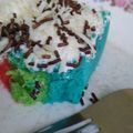 Cooksnap dari Anni Zakiyani untuk resep #030 Rainbow Cake Kukus Ny. Liem