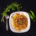 Pooja Vora's cooksnap of when they made ઇન્દોરી પૌવા (Indori Pauva Recipe In Gujarati).