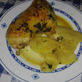 El cooksnap de Antonia83 cuando hizo Pollo al horno, con ajos, perejil y patatas.