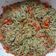El cooksnap de Don Anderssen cuando hizo Fideos de espinaca con vegetales salteados.