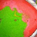 Cooksnap dari mai satria untuk resep Bolu Kukus Pelangi 2 Telur